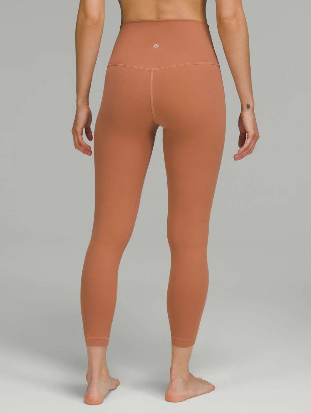 Lululemon High Rise Align Pant 25" Dusty Clay Nude Brown Leggings Sz 8
